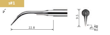 [XP-S#1] s#1 SATELEC compatible - Dental Scaler Tip