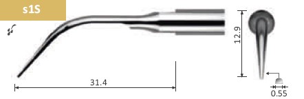 [XP-S1S] s1S - SATELEC compatible - Dental Scaler Tip