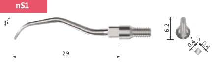 [XP-NS1] nS1 NSK compatible - Dental Air Scaler Tip